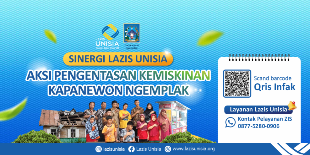 Aksi Pengentasan Kemiskinan Kapanewon Ngemplak Sinergi LAZIS UNISIA